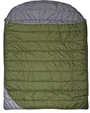 Kelty Corona 20 Double  Sleeping Bag (Green Chili)