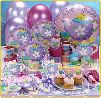  Party Accessories on Tea Party Party Supplies   Deluxe Pack   Buy Tea Party Party Supplies