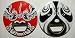 Kabuki Bottle Openers by Kikkerland - Red Reverse Black/White
