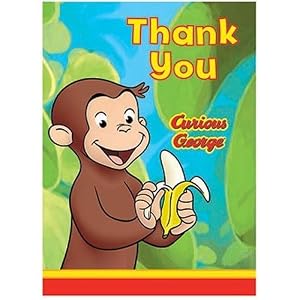 Amazon.com: Curious George Thank You Notes: Toys &amp; Games