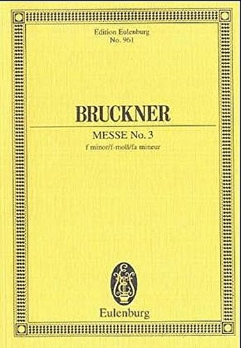 Mass No. 3 in F Minor: Study Score