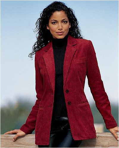 Corduroy blazer