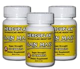 (90 Day Supply - 3 bottles) Too Scrawny? - For Increasing Mass! (Scrawny to Brawny) 100% Safe - Super Strength Hercuplan Tablets (Men) Good diet supplement! Best Seller! ~ MEAL PLAN INCLUDED!