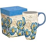 Lang Blue Crocus Latte Mug, 18 oz. (5036259)