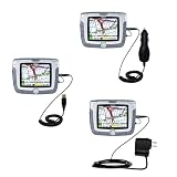 Deluxe Kit for the Magellan Roadmate 6000T includes a USB cable with Car and Wall Charger - uses Gomadic TipExchange Technology