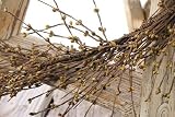 4 foot Long Hand Wrapped Sage Colored Pip Berry Garland
