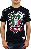 Affliction Mens Velasquez Devotion T-Shirt L Black