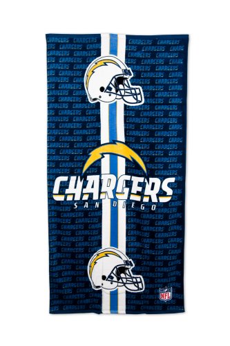 San Diego Chargers Fiber Reactive Beach Towel