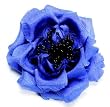 Karin's Garden-Bella's Silk Dupioni Rosette Pin-clip, Click to See Other Colors
