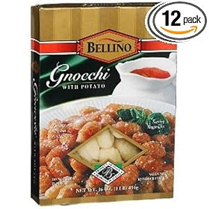 Bellino Potato Gnocchi, 16-Ounce Boxes (Pack of 12) by 
