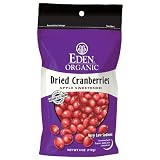 Big Save Eden Organic Dried Cranberries, 4-Ounce Pouches (Pack of 5) by Eden