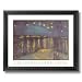 Vincent Van Gogh Night Stars Picture Black Framed Art Print