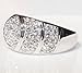 Fashion Plaza Women's Cubic Zirconia Wedding Engagement Band Ring R119