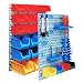 44pc Wall Mounted Tool Organiser & Storage Bin Set