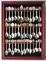 36 Spoon Display Case Cabinet Holder Rack