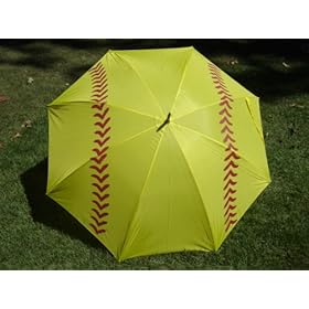  Softball Girls Sports Umbrella 60 Inch 2 Adults
