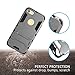 iPhone 7 Case Heavy Duty Extreme Protection Slim Dual Layer Hard PC Shell exterior and Flexible TPU inner protecting against sudden drops and falls with Kickstand for iPhone 7 4.7 inch (2016) -Gray