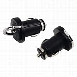 Produkt-Bild: BIGtec Auto USB KFZ mini Adapter Ladeadapter Autolader f&uuml;r iPad, iPhone, iPod, Handy, MP3 Player, Digitalkamera 1,2V 12V / 24V DC mit B&uuml;gel und LED , f&uuml;r Handy , Navi Navigationsger&auml;t iPhone 3 , iPhone 3G , iPhone 4 , iPhone 4G , iPad , iPod und andere Reiselader