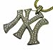 Chaîne de hip hop de YANKEE de NY de Bling plaqués or 24 K pendentif