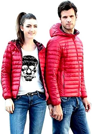 Janecrafts Women's Fashion Ultralight Warm Hardwear Hooded Short Down Jacket