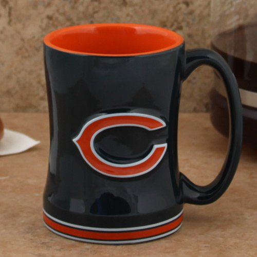 Chicago Bears 15 Ounce Sculpted Logo Relief Coffee Mug