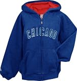 Boys Chicago Cubs Full Zip Fleece Jacket - S 4