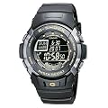 G-Shock Men's Quartz Watch with Black Dial Digital Display and Black Resin Strap G-7710-1ER