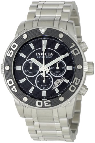 Invicta Mens 0741 Reserve Collection Automatic Chronograph Stainless Steel Watch