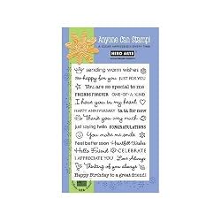 Hero Arts 4x6 All Occasion Messages Clear Stamp Set