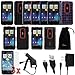 GTMax 15 PCs Value Accessories Bundle Kit For Sprint HTC EVO 3D 4G Android Phone (Free Gift BlueMall Strap Lanyard)