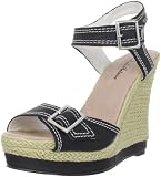 Michael Antonio Womens Gemma-Nat Wedge Sandal Sandals