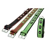Karlie 25500 - Waidmanns Heil - Halsband - 30 mm 40 cm, gr&uuml;n / schwarz