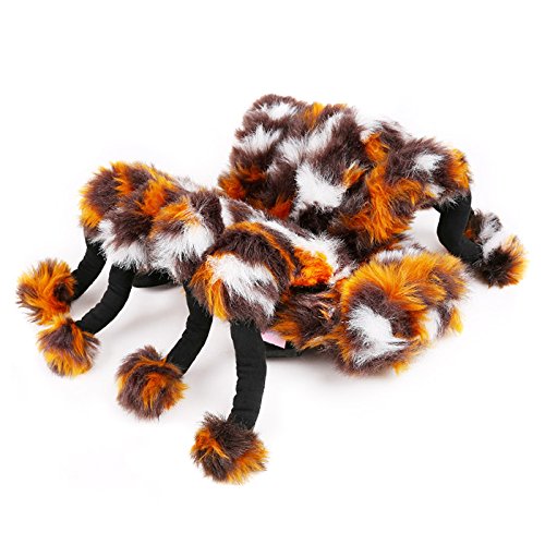 Spider Costume Halloween Accessories for Dog Puppy Funny (Large)