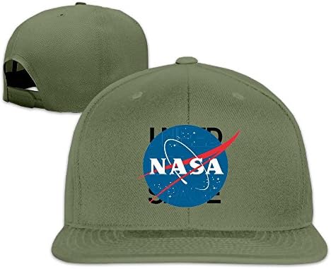 I Need My Space NASA Lies Hats Flat Caps ForestGreen