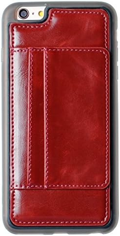 iPhone 6/6S Plus Case, [Wallet Case] SMALL COLOR® [KICKSTAND] Slim Protective Wallet Cover Case with Stand Feature and Credit Card ID Holders Case for Apple iPhone 6/6S Plus (5.5) (brown)