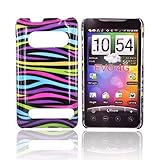 iNcido Brand HTC EVO 4G Sprint Cell Phone Rainbow Zebra Protective Case Fac ....