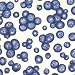 Moda Berry Delicious Blueberry Cotton Fabric By the Yard