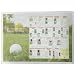 Hoffmaster 310630 Dollar Wise Recycled Paper Fashion Placemat, 14" Length x 10" Width, Golf Tips and Terms (Case of 1000)