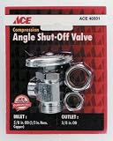 PLUMB PAK AH61PC-N SHUT OFF VALVE POLISHED CHROME 5/8
