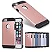 Pierre Bernard Ultra Slim Rugged Bumper Case for iPhone 6 Plus and 6S Plus - Rose Gold