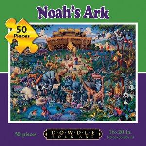 Noah's Ark 50pc 16x20 Jigsaw Puzzle by Eric Dowdle