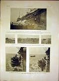 Sontay Ship Boat Italian Military Japanese French Print
