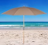 7.5' Acrylic Fiberglass Beach Umbrella -Vent / Valance Options