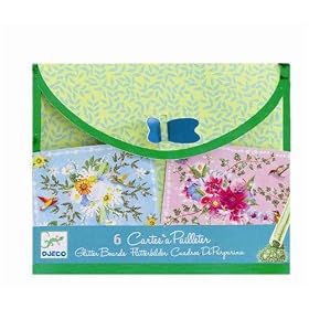 Petites cartes � pailleter Colibri
