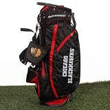 NHL Chicago Blackhawks Fairway Stand Golf Bag - Black
