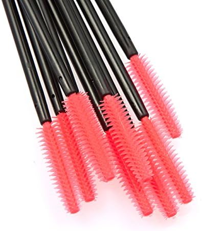 RYLA 50 Pieces/ Bag Environmental-friendly Tower-Shaped Silicone Eyelash Volume (Red)