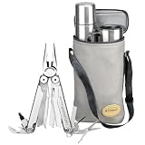 Outdoor Set08, bestehend aus: Leatherman Wave, inklusive Premiumholster, Isosteel Touring-Set Pro Bag