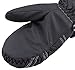 ANDORRA Women's Snow Waterproof Ski Winter Mittens, M/L, Black
