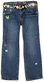 Zana Di Girls 2-6x Butterfly With Yellow Belt Jean,Crush,6x