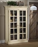 Hillsdale Wilshire Barrister Bookcase in Antique White
